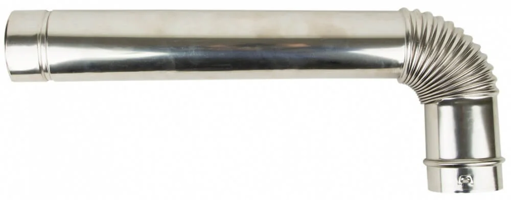 3384 Коліно кутове DGB-80L-EL90 на газовий котел Daewoo Gasboiler