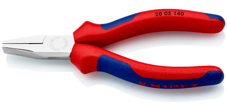 Плоскогубці з гладкими губками Knipex L=140 мм (20 05 140)