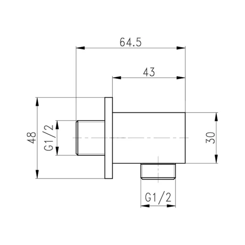 Подключение шланга для шланга Qtap Fixsit B130B Черный - фото 2