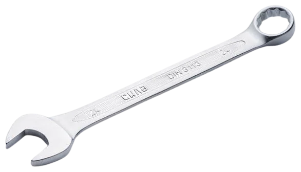 Ключ ріжково-накидний 24 мм Сила (холодний штамп DIN3113) (201924)