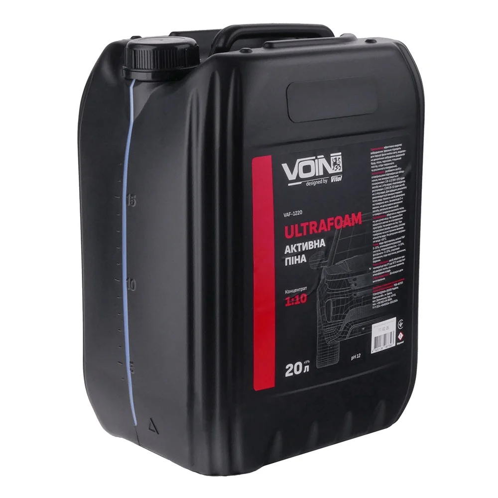Активна піна Voin UltraFoam 20 л 1:8-1:12 (pH12) (VAF-1220)