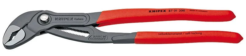 Кліщі розвідні сантехнічні Cobra 2-3/4" Knipex (0-70мм) L=300мм (87 01 300)