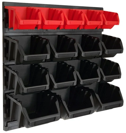 Панель з контейнерами Kistenberg 39х39см + 16 лотків (KS-kit130-kbis)