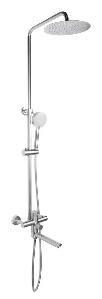 Душова система для ванни Lidz Aria 1033 зі змішувачем (k35) Nickel