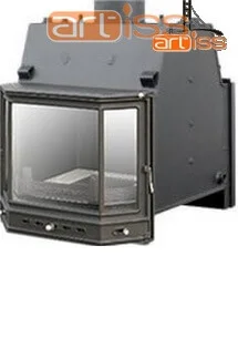 Камін двосторонній Lechma Pryzma 15 (розділене скло) СОТ