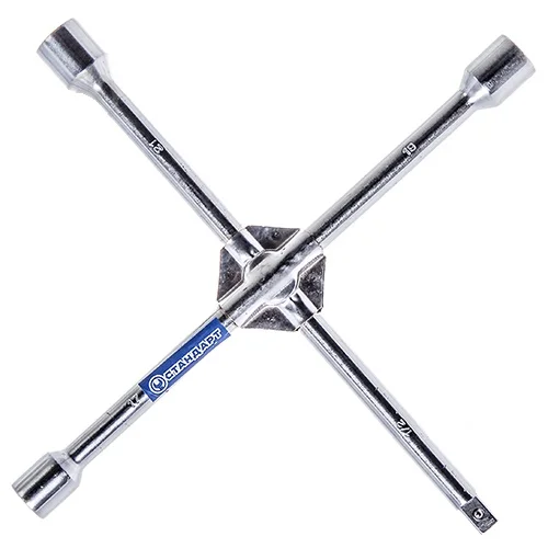 Ключ балонний хрестовий 17x19x21x1/2" посилений Стандарт (KBK2)