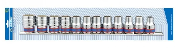 Набір головок King Tony 1/2" 10-24 мм 12од. 6-ти гранних (4312MR8)