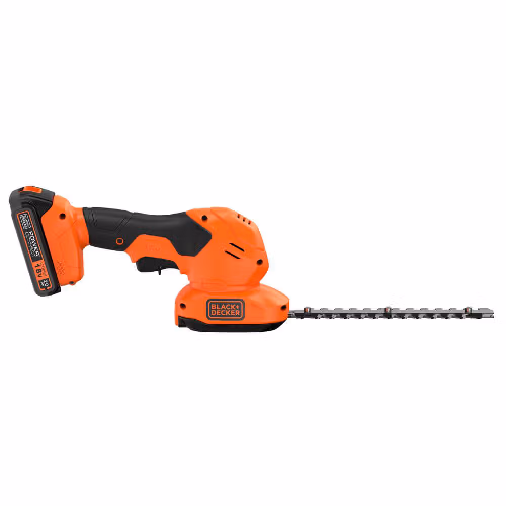 Кусторез-ножницы аккумуляторные Black+Decker BCSS18D1 - фото 4