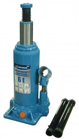 Домкрат гідравлічний пляшковий одноштоковий 6т Unitraum UN90604