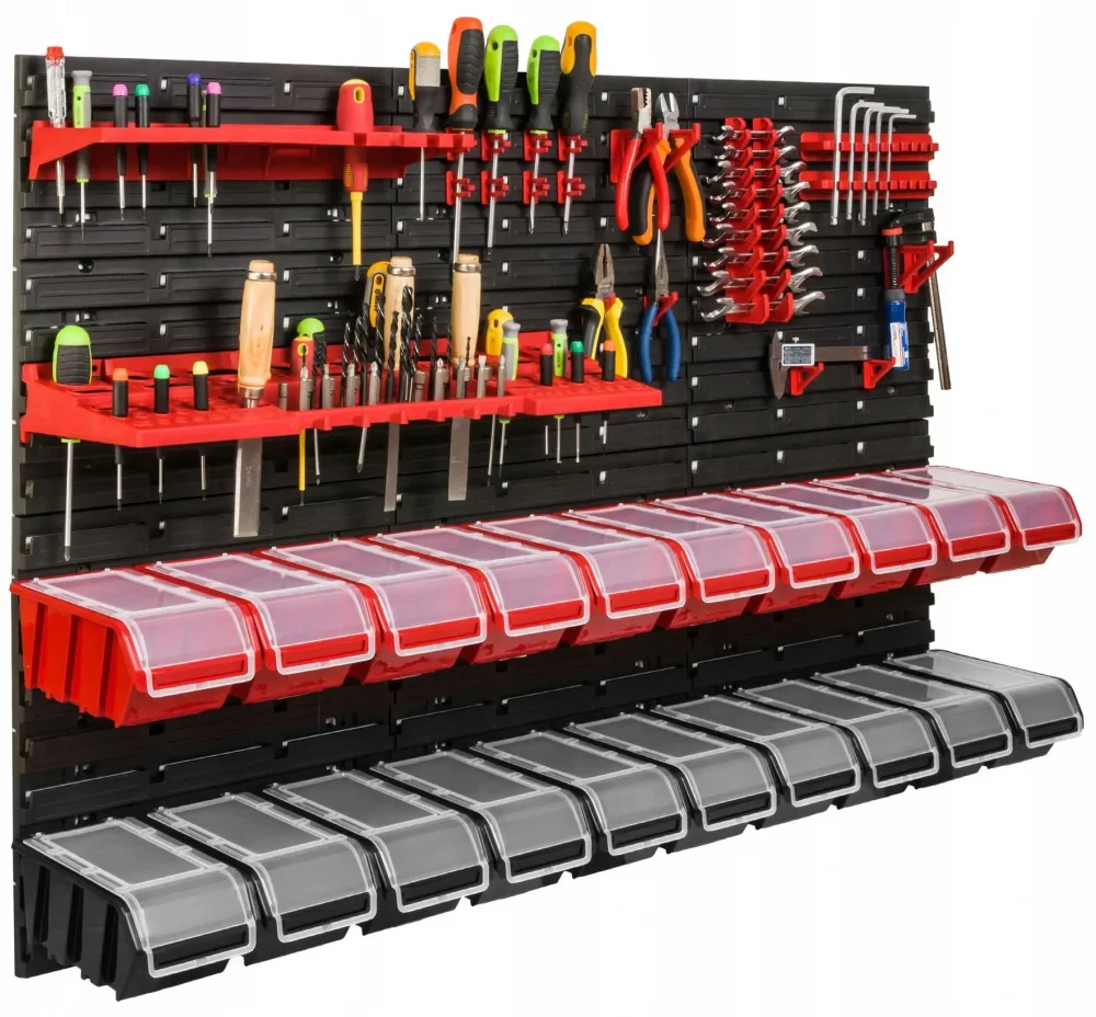 Панель для інструментів Kistenberg 117х78см + 20 лотків з кришкою (MIX547)