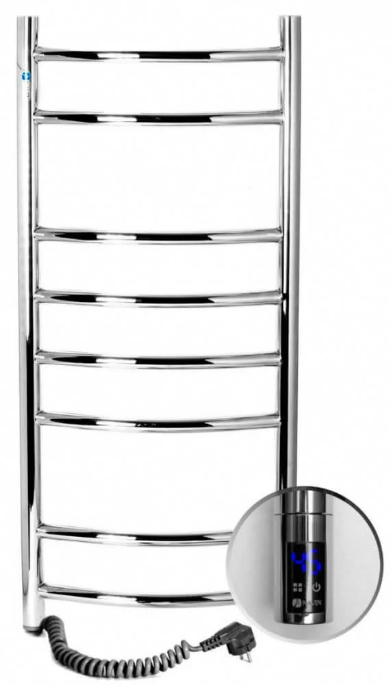 Рушникосушка електрична Navin Камелія 360 х 800 (терморегулятор) нерж