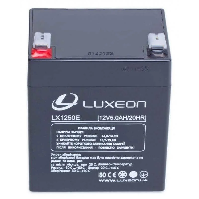 Акумулятор для UPS Luxeon LX 1250E