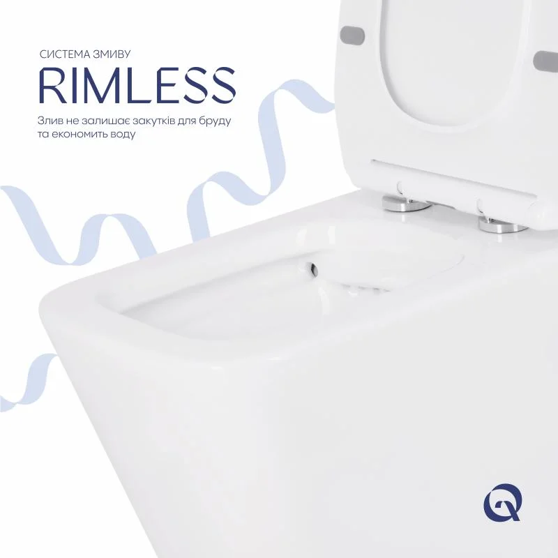 Унітаз-компакт Qtap Crow QT05222170W (Soft-close) - фото 6