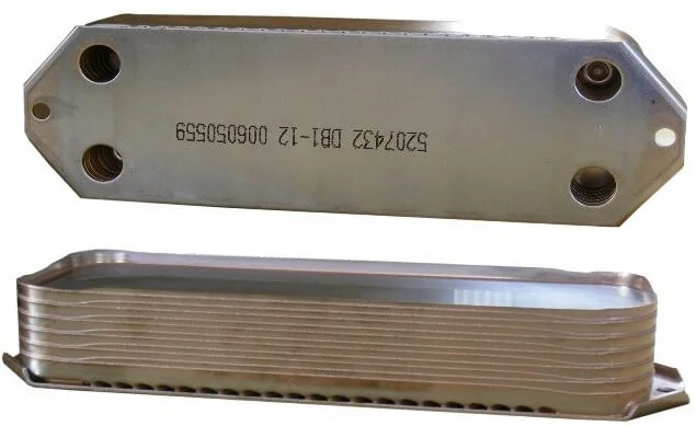 7822799 Теплообмінник вторинний для газового котла Viessmann Vitopend 100 WH0A (14 пластин)