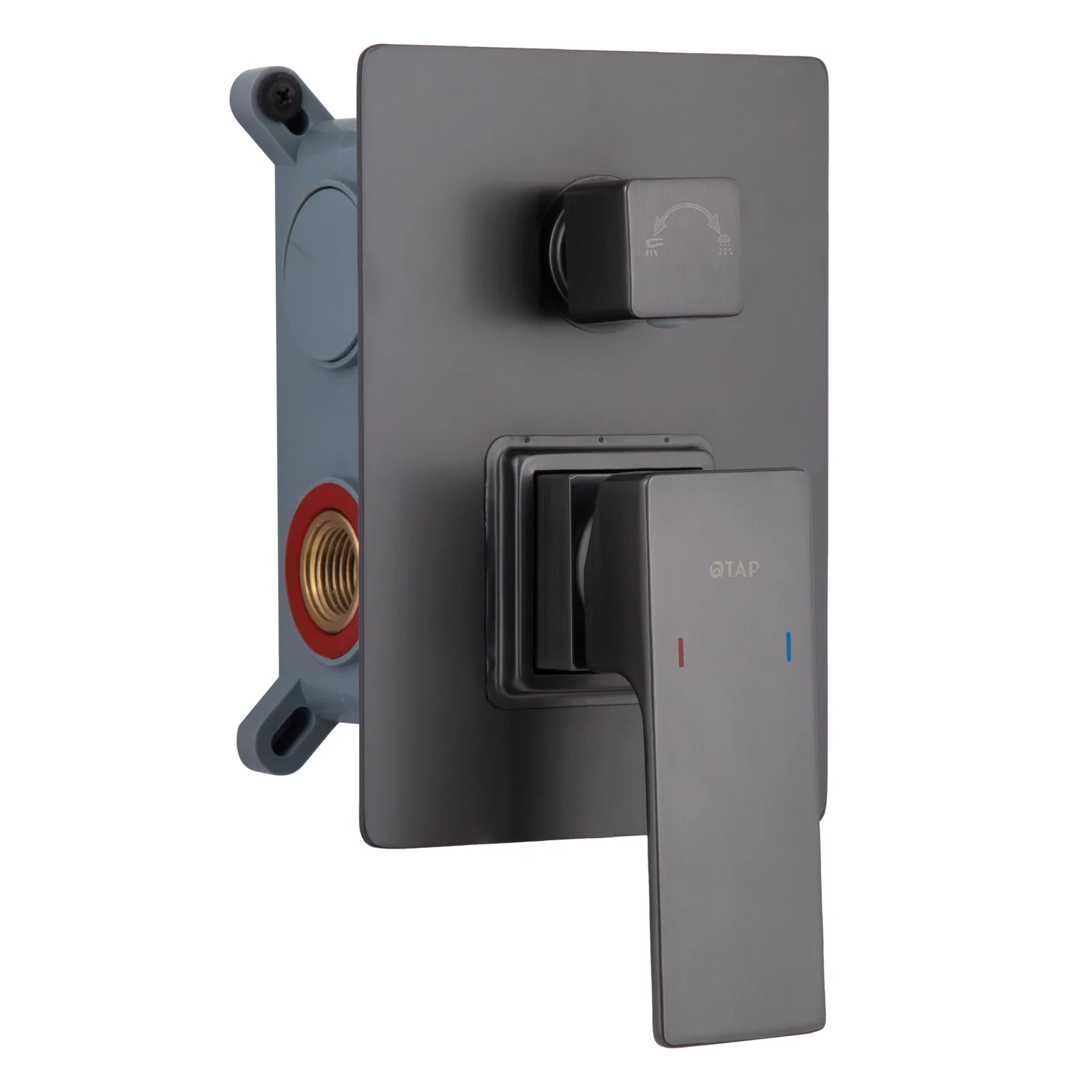 Душевая система Qtap Gemini QTGEM113GMB45698 Gunmetal Black PVD - фото 3