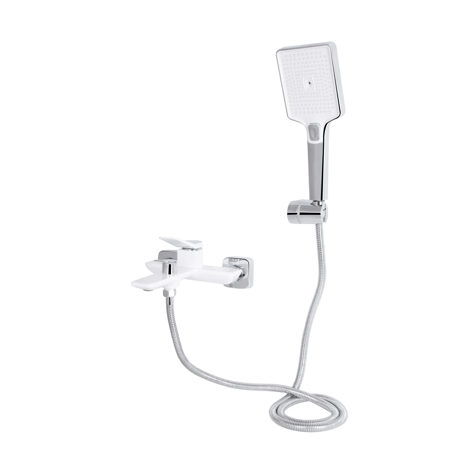 Смеситель для ванны Qtap Presto 259 Хром / Белый - фото 3