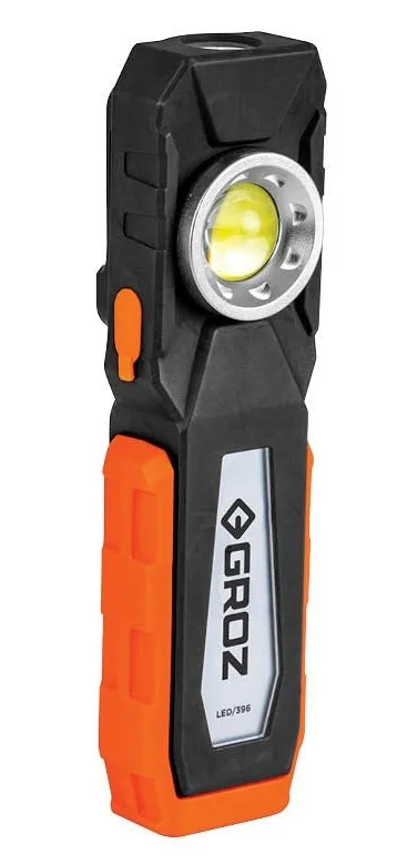 Ліхтарик світлодіодний акумуляторний 10W COB + 3W LED 500 Лм Groz LED-396 (55088)