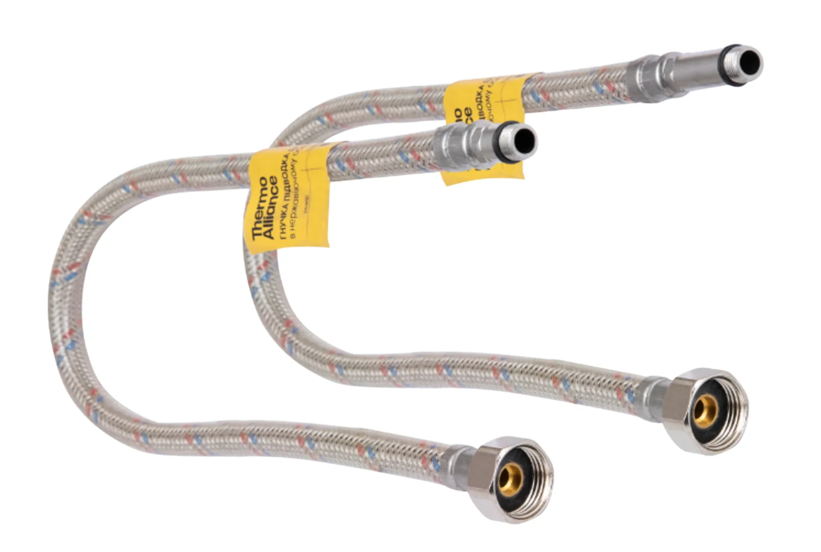 Шланг Thermo Alliance Forte нерж в сіліконі М10x1/2"В (пара)