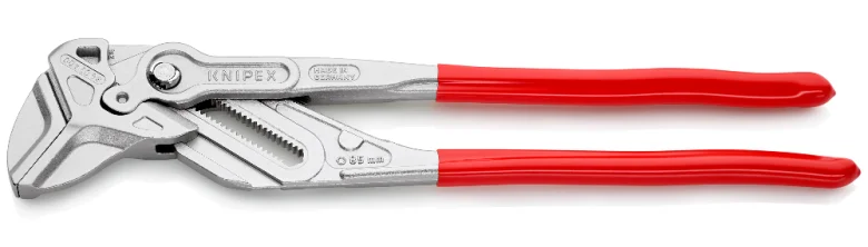 Переставні кліщі та гайковий ключ в одному XL 3 3/8" Knipex (0-85мм) L=400мм (86 03 400)