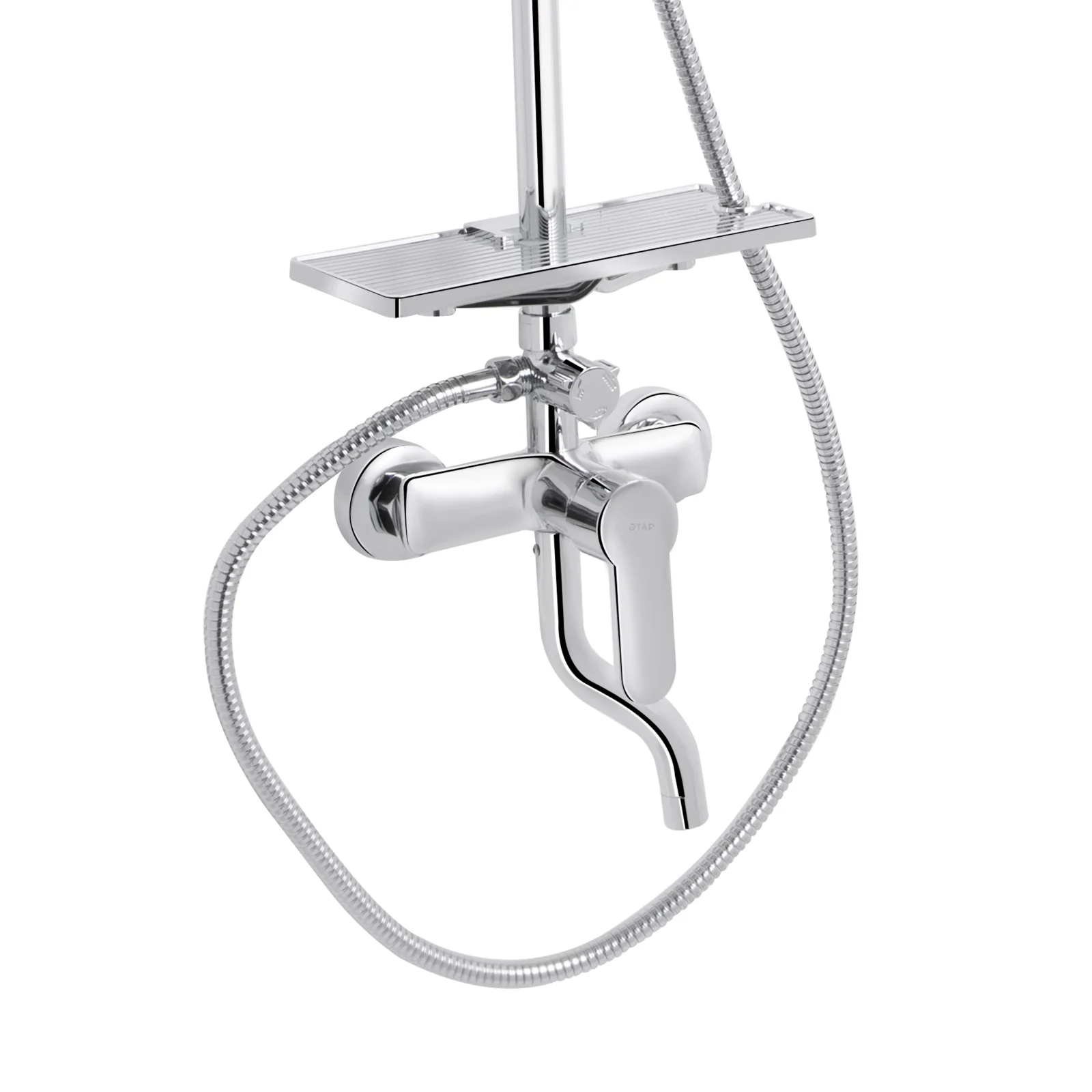 Душова система Qtap Plava 1005 Хром - фото 3
