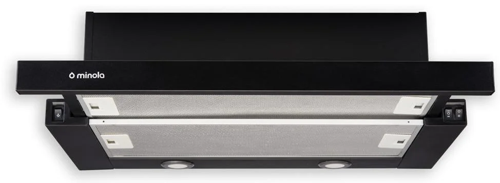 Витяжка кухонна Minola HTL 6112 650 LED чорний