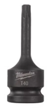 Біта торцева ударна Milwaukee 1/2" L67мм TORX T40 (4932478060)
