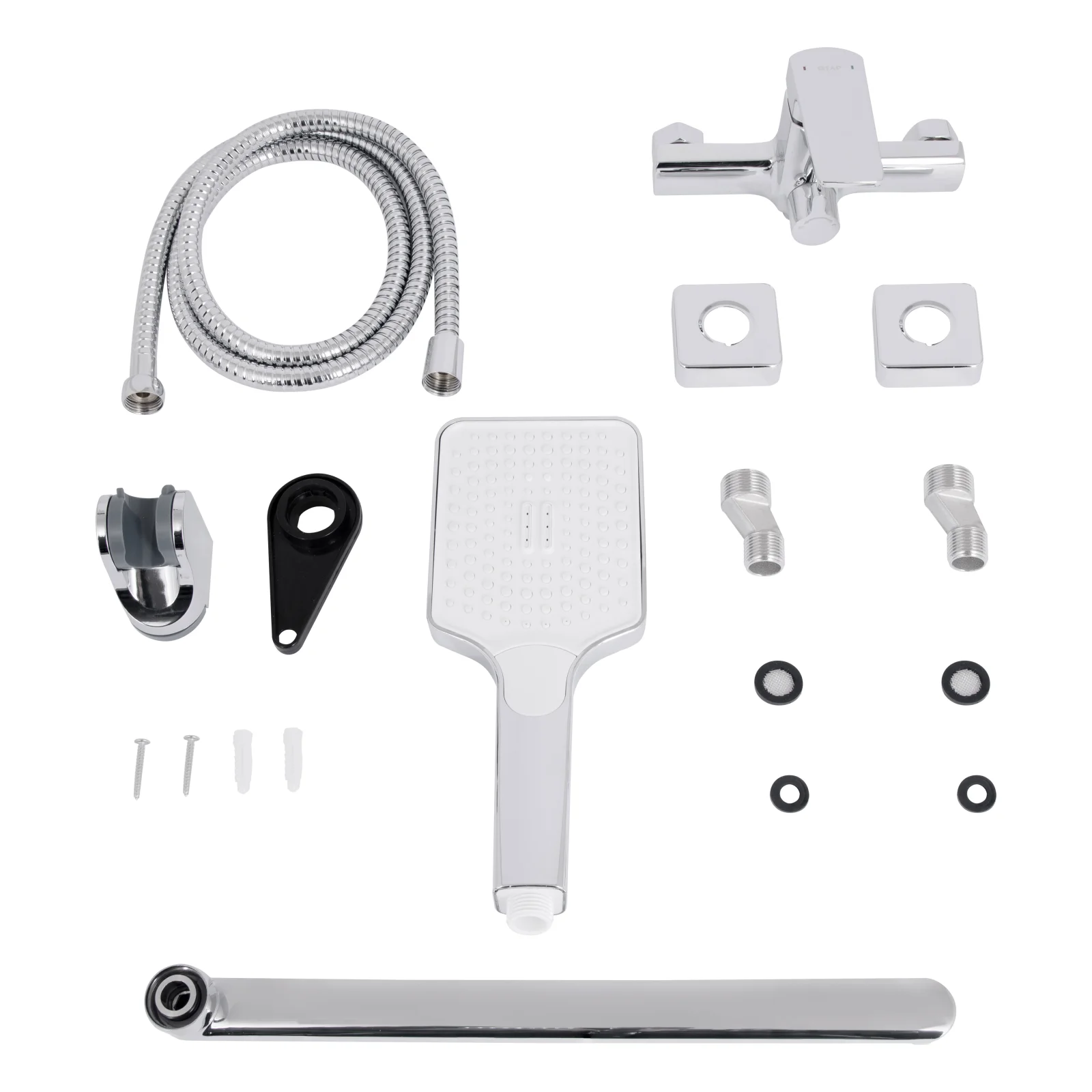 Смеситель для ванны Qtap Crow 260 Хром - фото 7