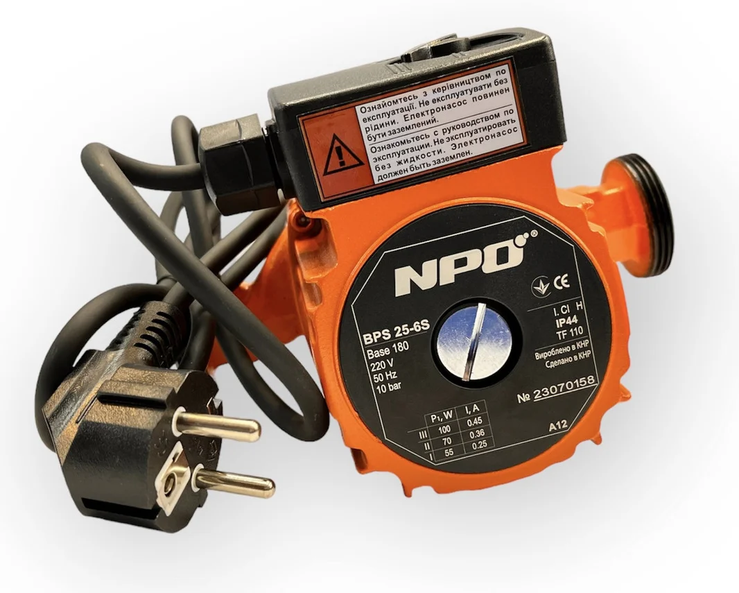 Циркуляционный насос Насосы + BPS 25/6S-180 (+ гайки) - фото 4
