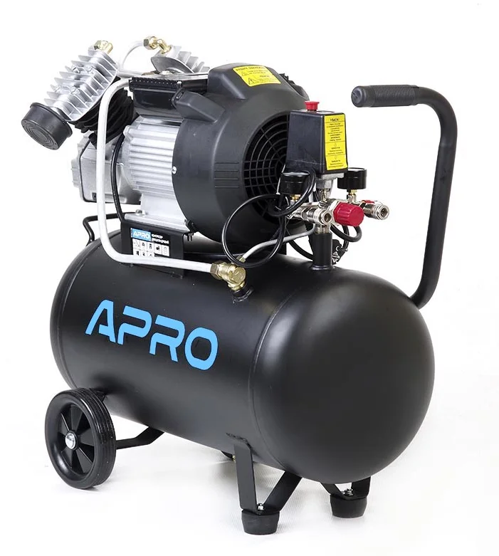Компресор двоциліндровий Apro 2.2кВт 416л/хв 50л (850178)