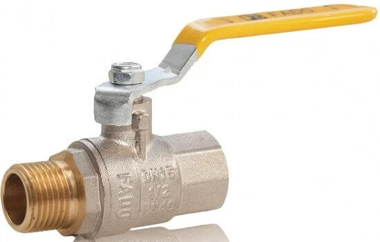 Кран кульовий FADO ГАЗ руч, ВН 1/2 PN 40