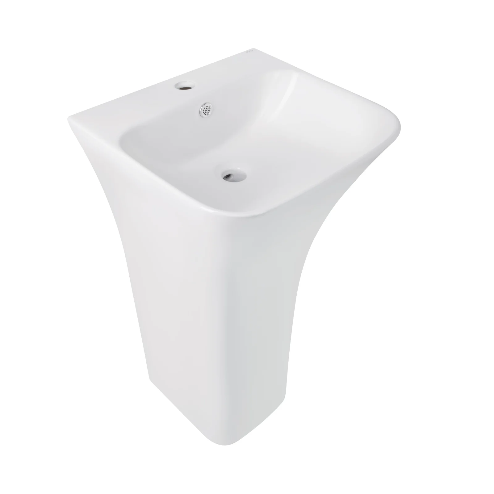 Раковина для пола моноблок Qtap Crow 445x420x840 Белый