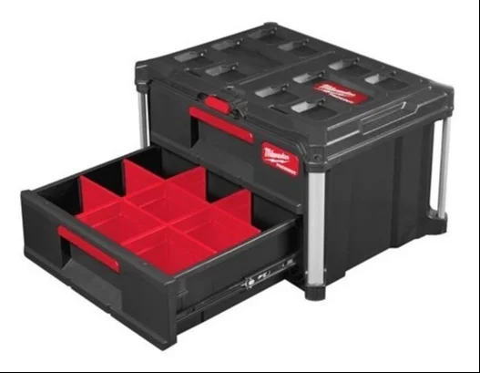 Ящик для инструмента с 2-мя выдвижными отсеками Milwaukee PACKOUT 2 DRAWER (4932472129) - фото 2