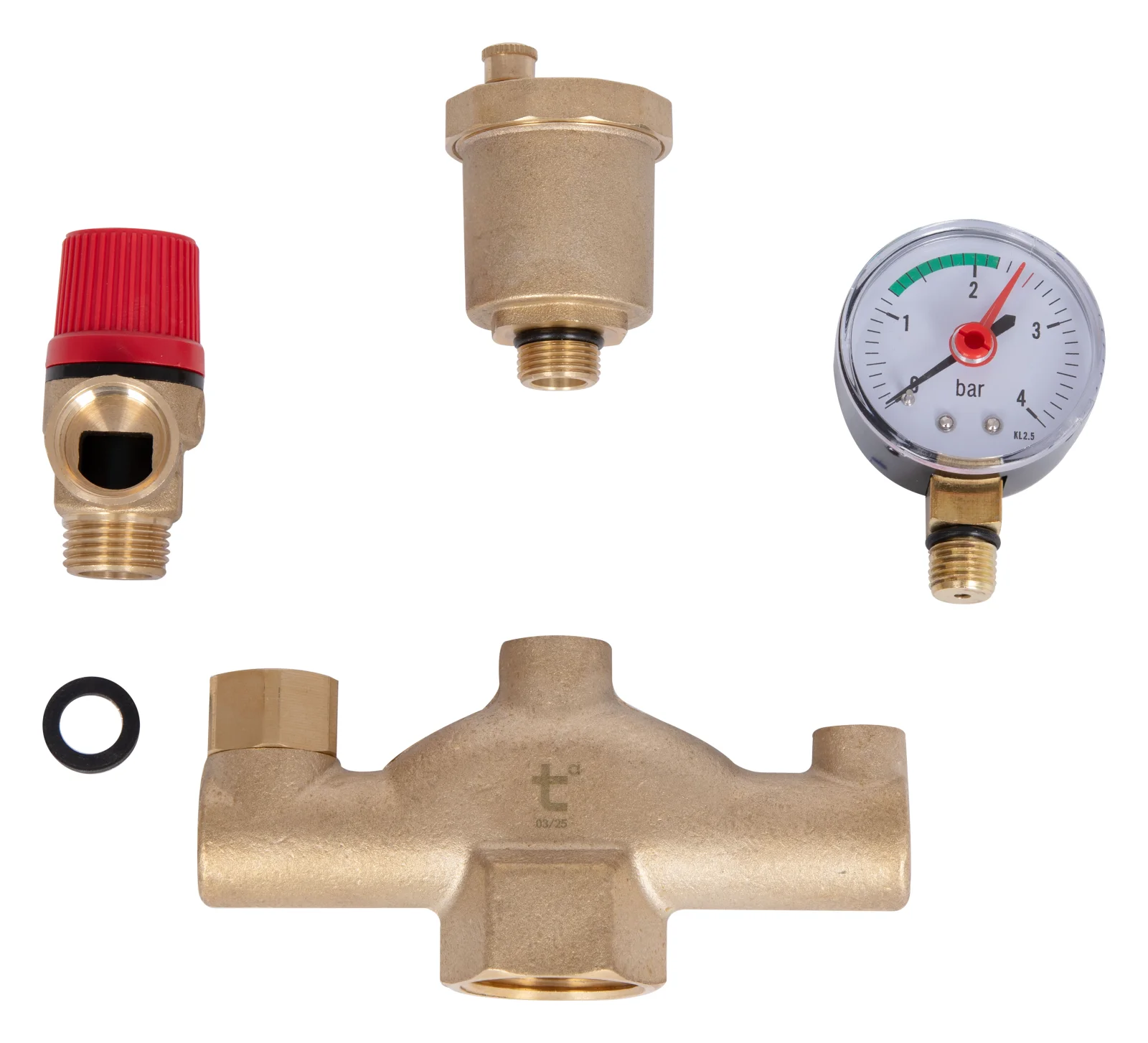 Група безпеки котла Thermo Alliance Standart 1"В для котла (у зборі) SD290 - фото 4