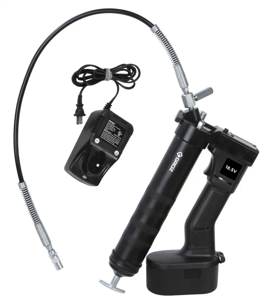 Шприц для змащування акумуляторний 413 Бар 500 см³ Groz BPGG