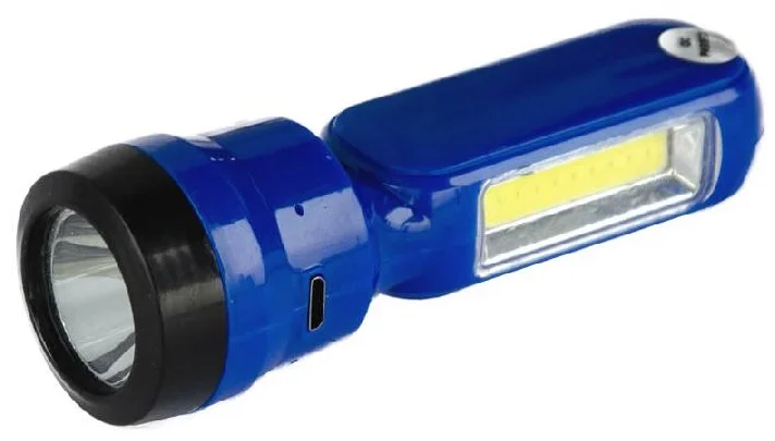 Ліхтар акумуляторний світлодіодний 1 Вт синій Evrolight (YG8672A)