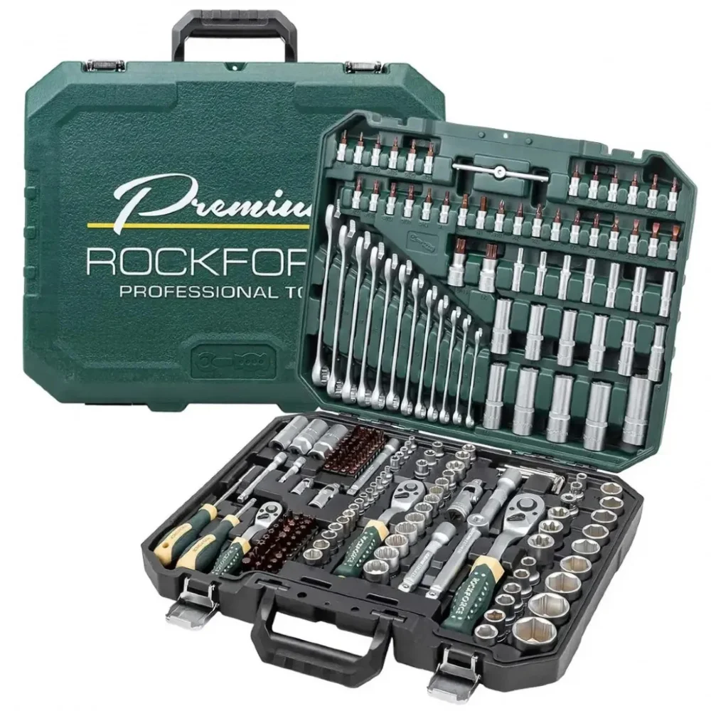 Набір інструментів 6-гр / 12 гр 216 од 1/4", 3/8", 1/2" Rockforce RF-38841W Premium