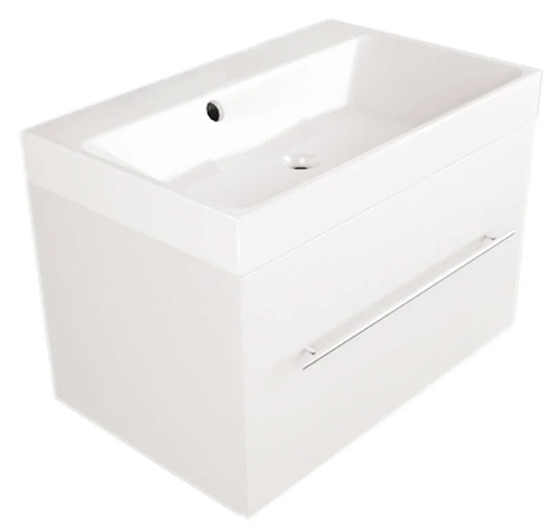 Тумба Fancy Marble Corsica ШН-700 з умивальником Signe 70