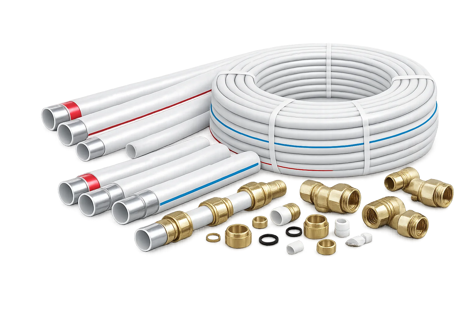 Металопластикові труби та фітинги Sitek для систем водопостачання