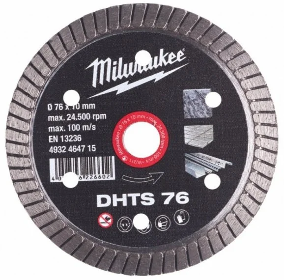 Диск алмазний Milwaukee DHTS 76 (4932464715)