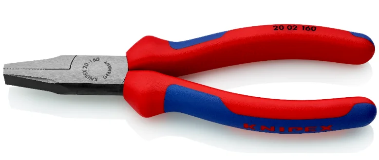 Плоскогубці з гладкими губками Knipex L=160 мм (20 02 160)