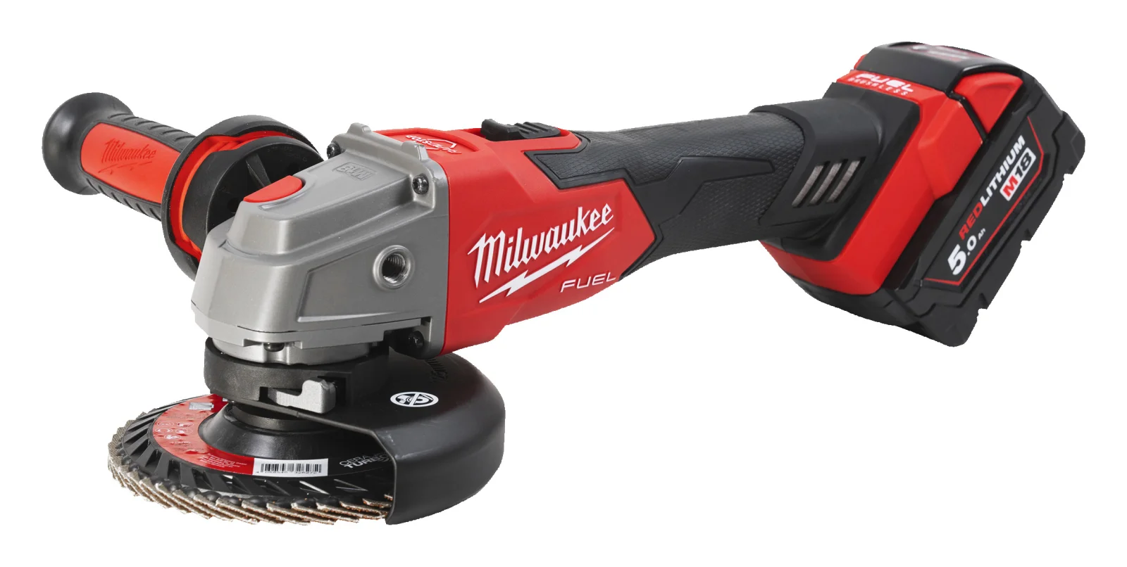 Кутова шліфувальна машина акумуляторна Milwaukee M18 FSAG125XB-502X (4933478430) - фото 2