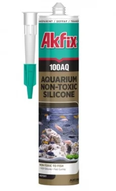 Герметик силіконовий акваріумний 280 мл Akfix Чорний (SA079)