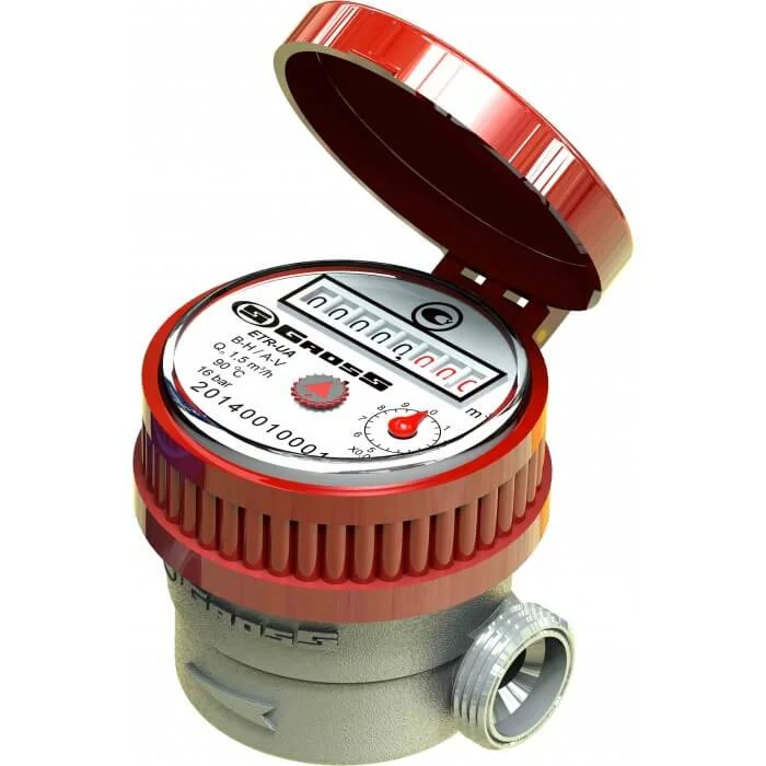 Лічильник води GROSS ETR-UA 15/80 гор.