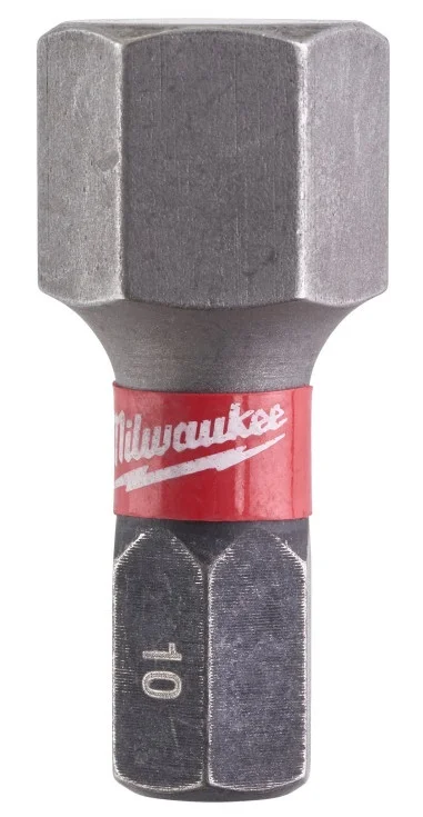 Біта Milwaukee Shockwave 1/4" L25мм HEX10 (2шт) (4932430899)
