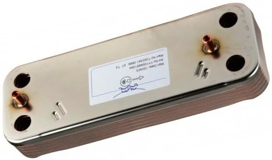 5686680 Теплообмінник вторинний на газовий котел Baxi, Westen (14 пластин)