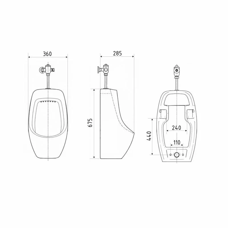 Пісуар Qtap Crow QT0588112HW - фото 2