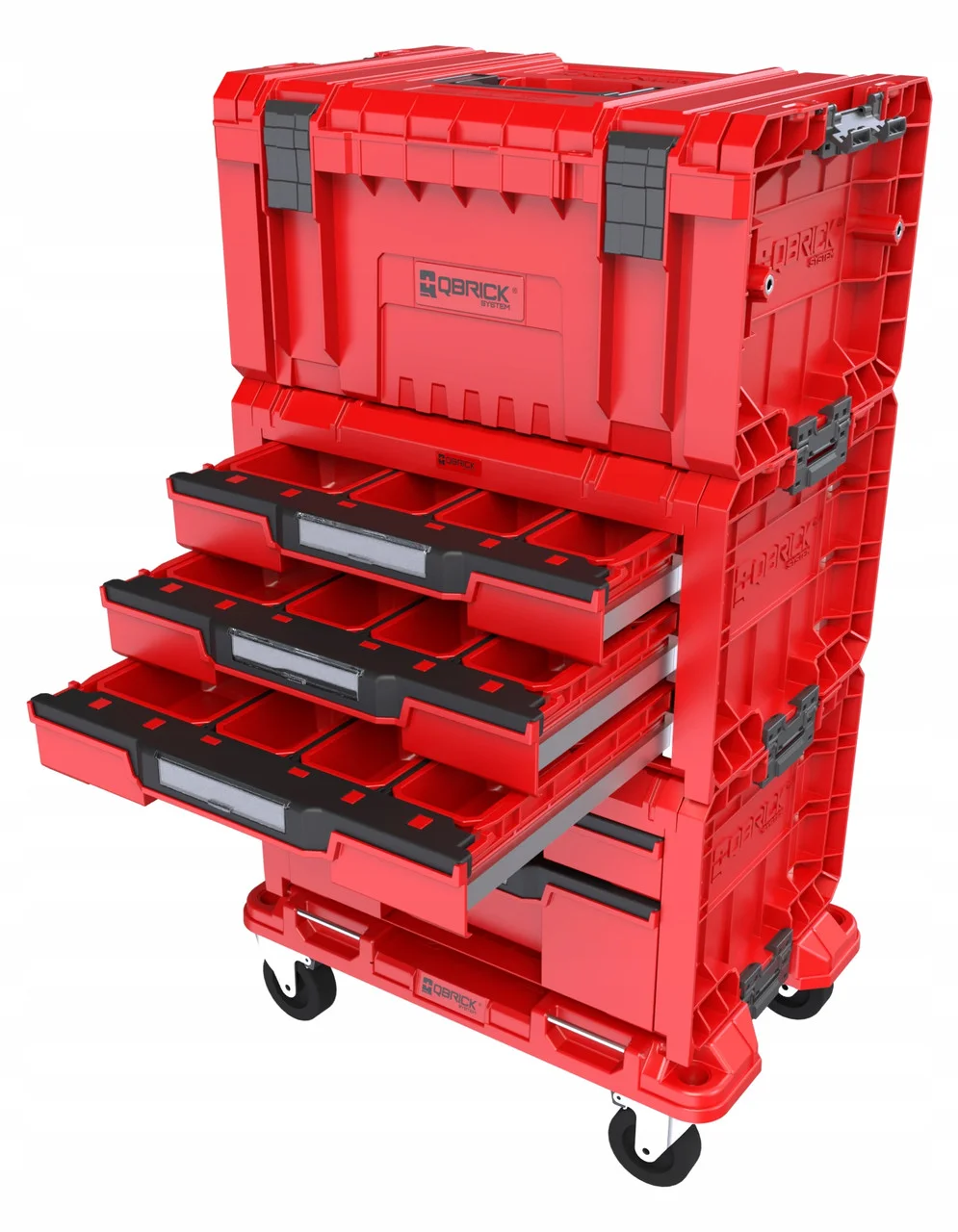 Набор ящиков для инструментов Qbrick System PRO SET 4 2.0 RUHD RED Ultra HD Custom (Z258360PG003)