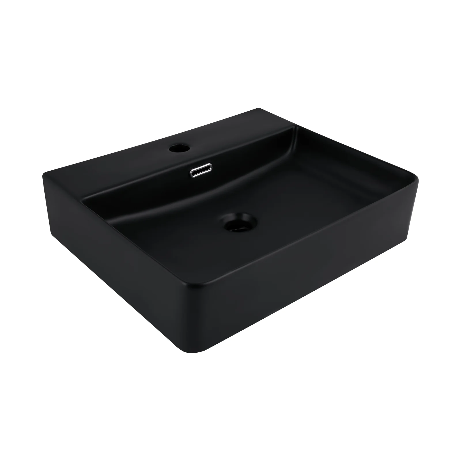 Раковина Qtap Nando LT 500х420х130 Черный