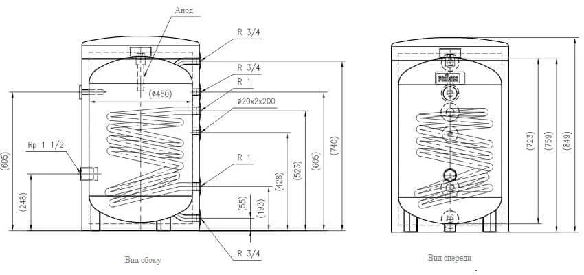 Водонагрівач Reflex Stora AB 100/1 C s (7846400)