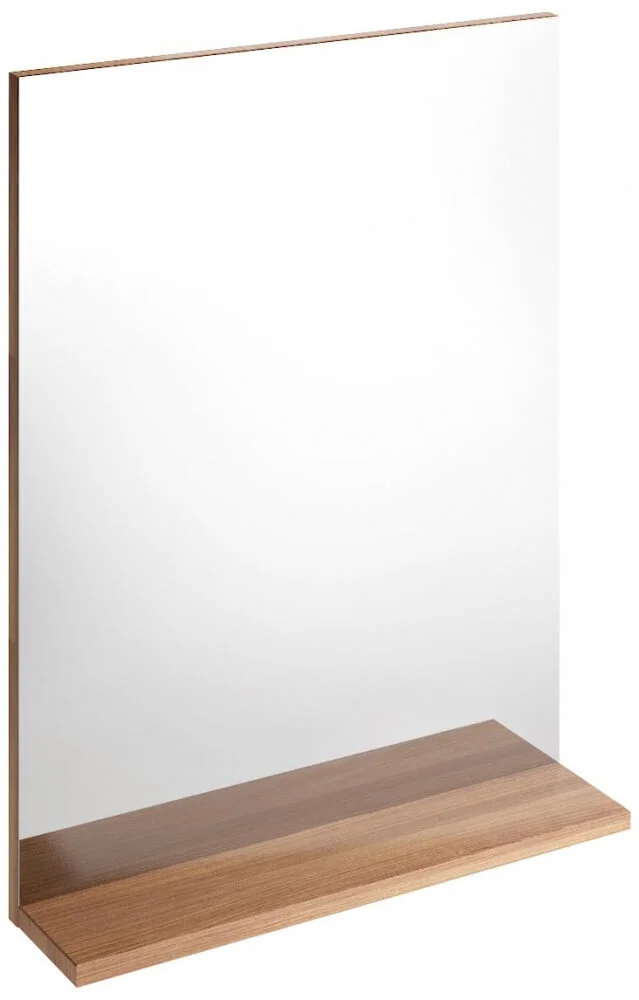 Дзеркало для ванни Cersanit Bamako/Mesta з полицею (Темний ясен)